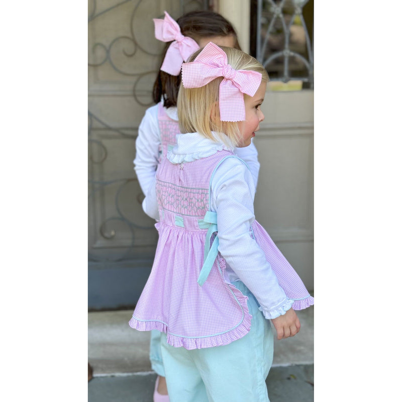 MJT X AKC Gingham Girl Apron Top