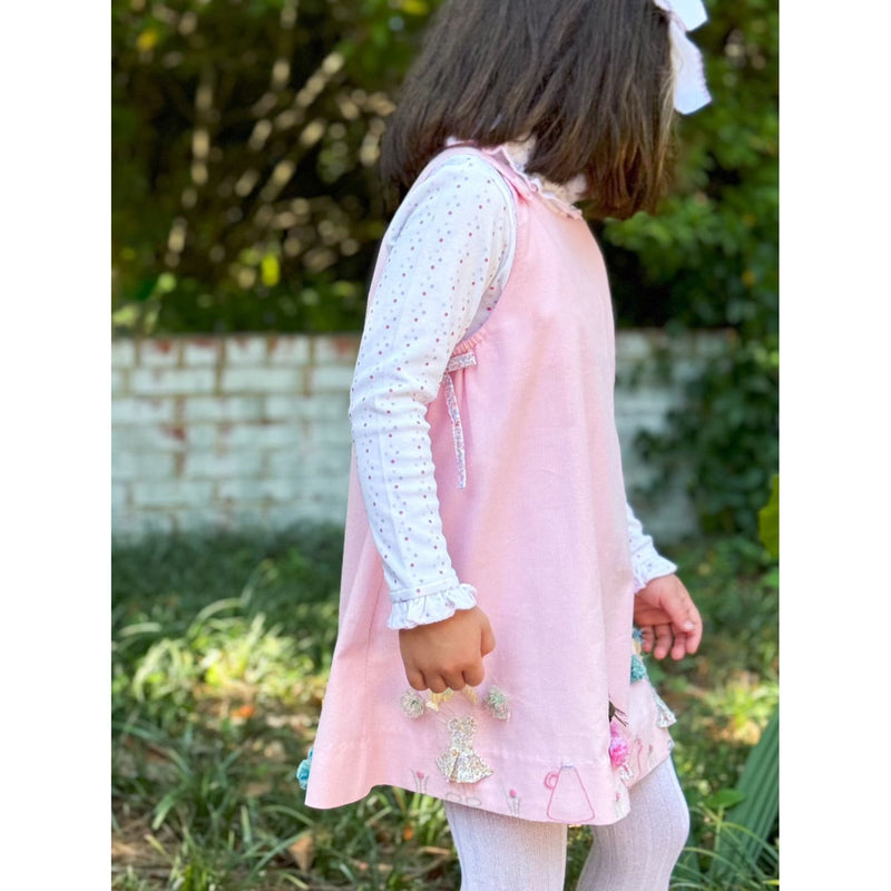 Confetti Bitty Dot Ruffle Turtleneck