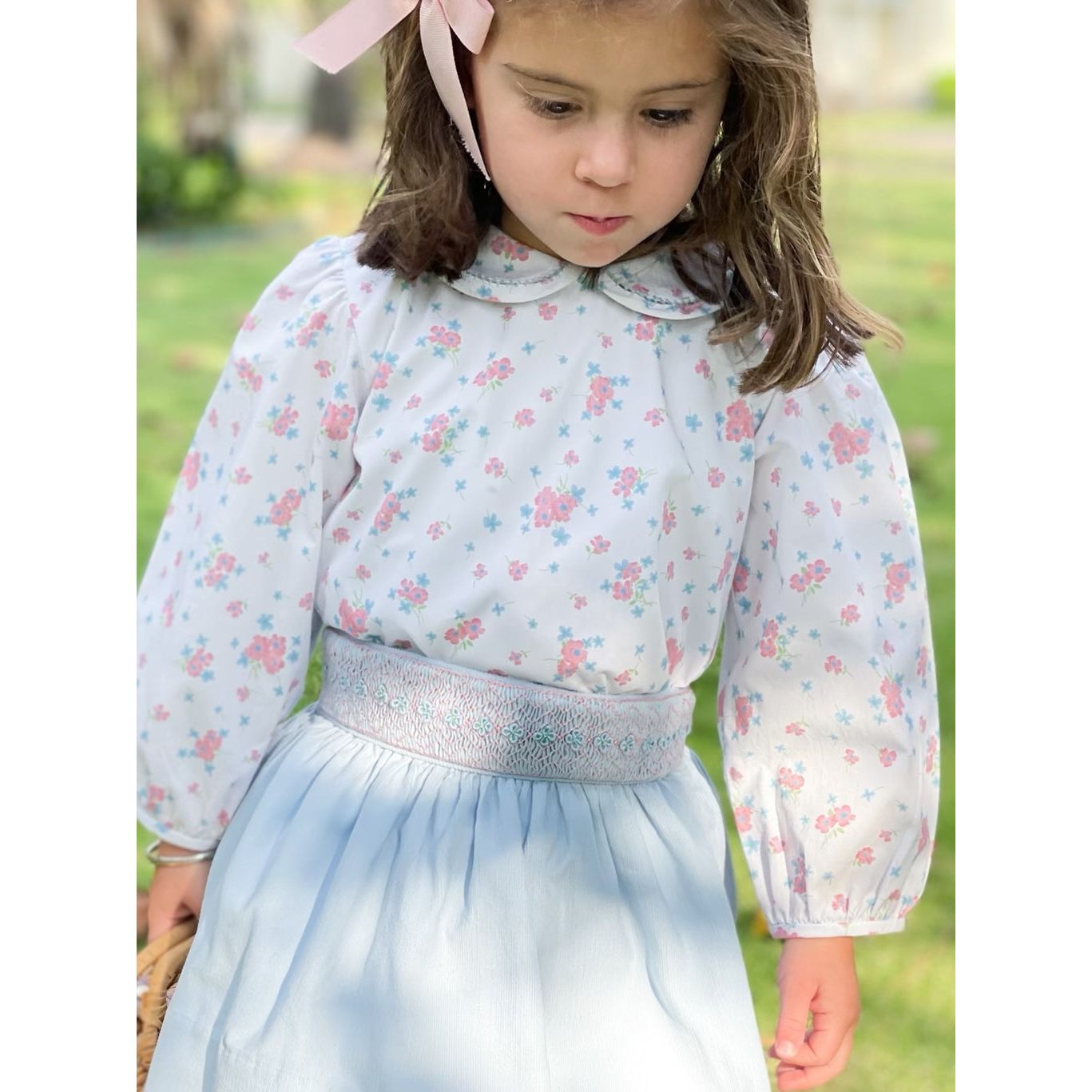 Smocked Skirt