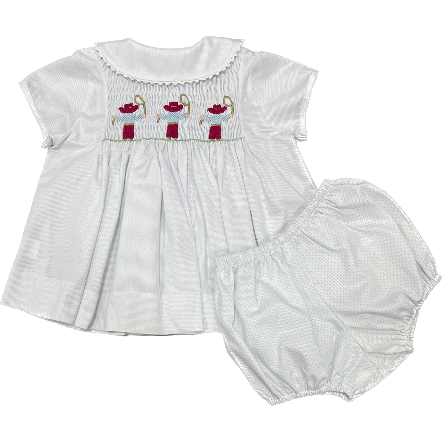 Smocked Cowboy Set