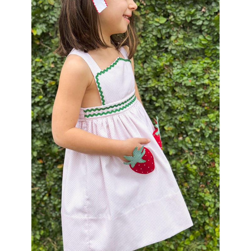 Berries & Bitty Dots Pinafore Pre-Order