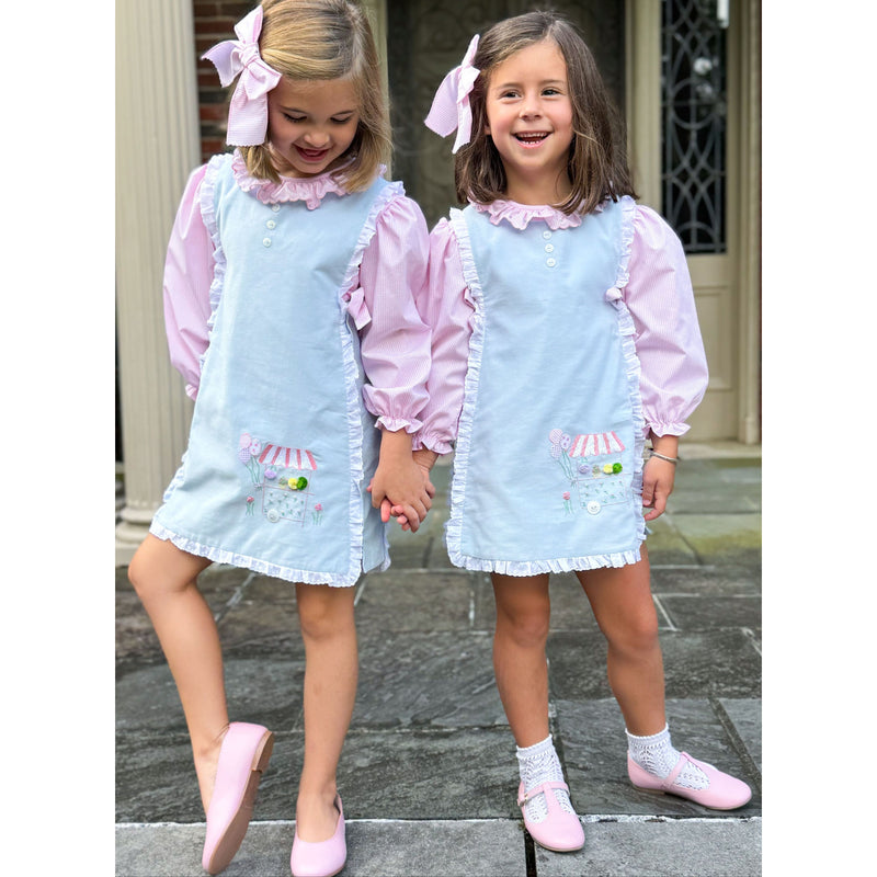 Posie Blouse- Pink Gingham