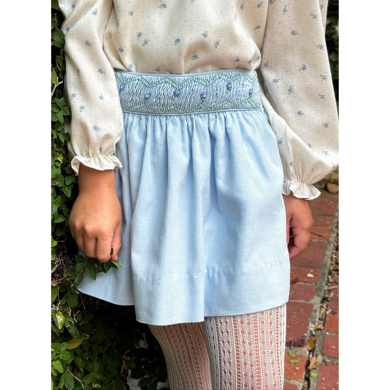 Smocked Posy Skirt