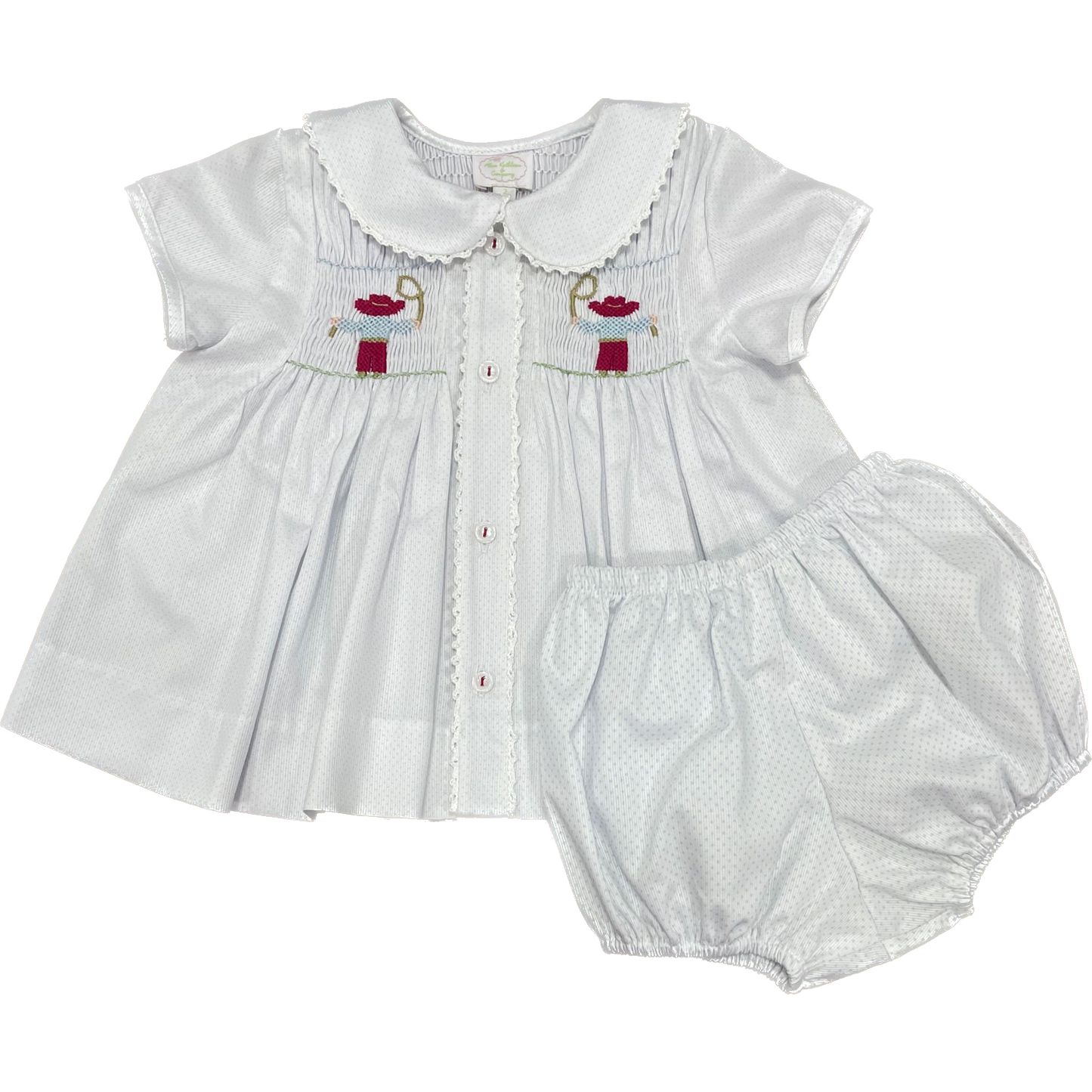 Smocked Cowboy Set