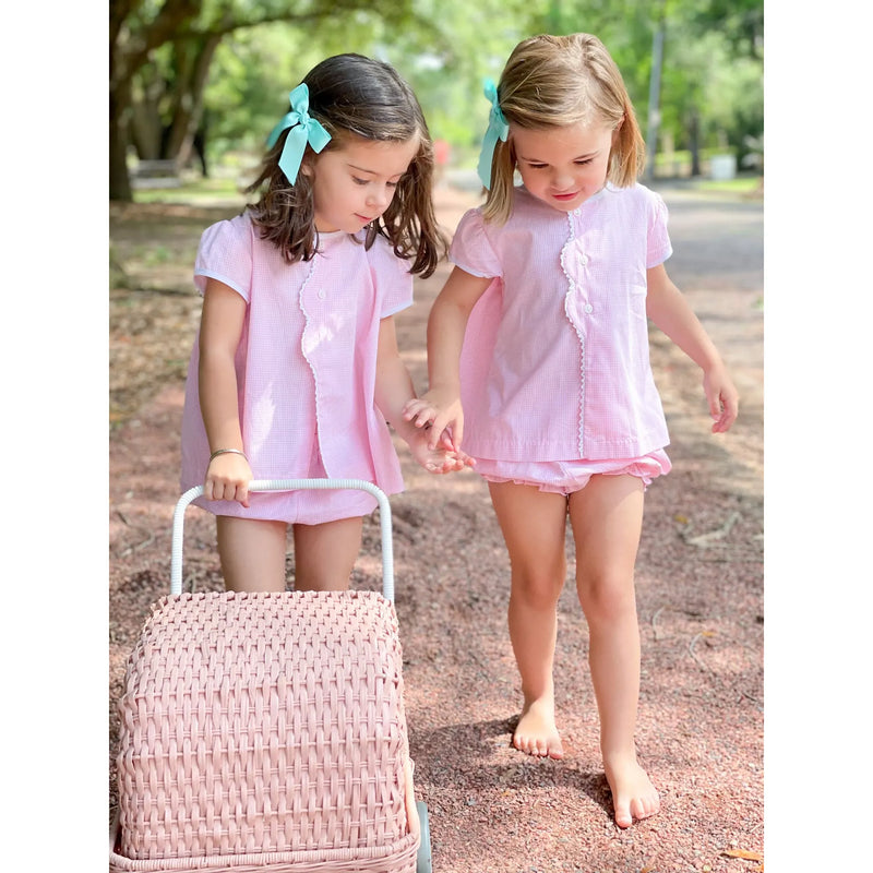 Smocked Carriage Set
