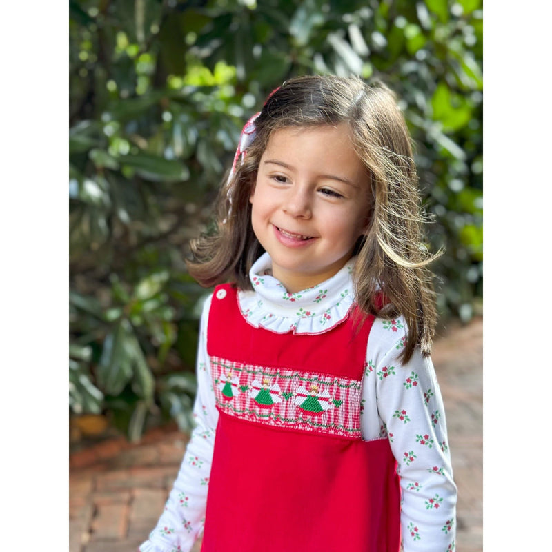 Flowers and Holly Turtleneck