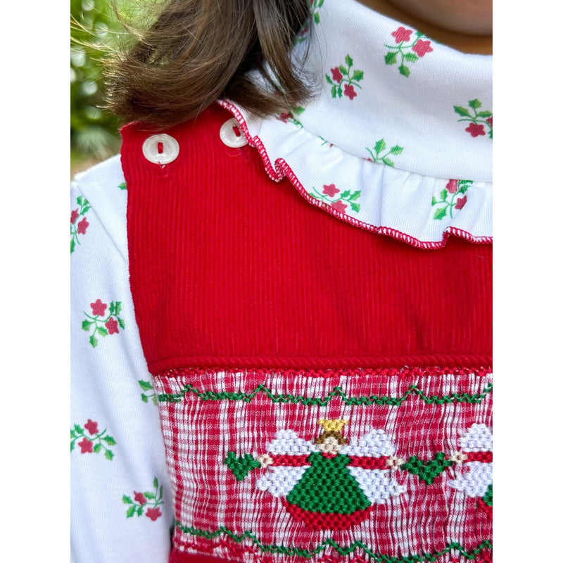 Flowers and Holly Turtleneck