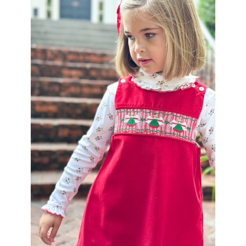 Flowers and Holly Turtleneck