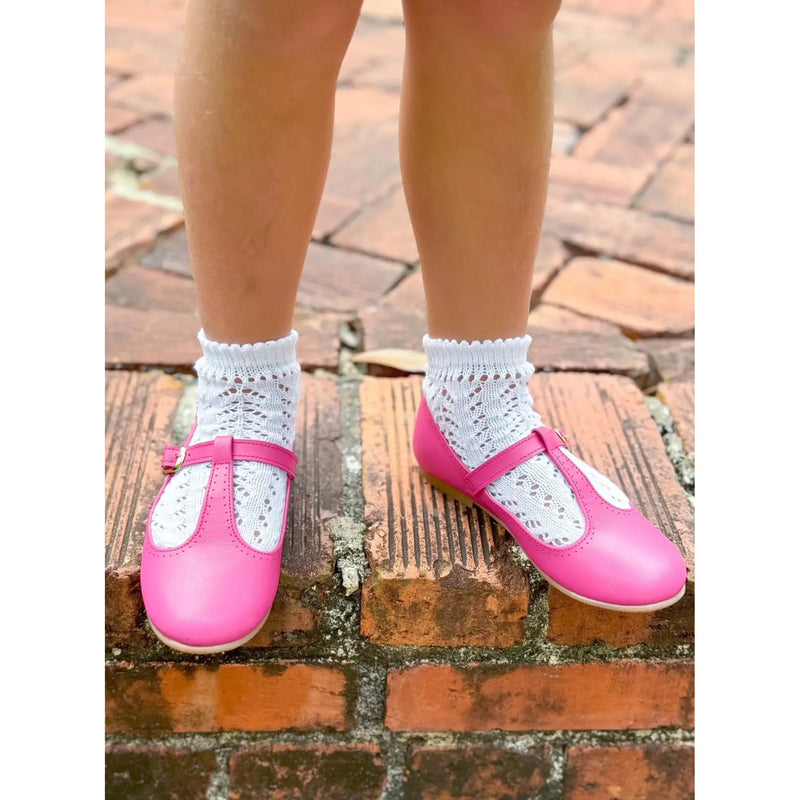 T- Strap- Candy Pink