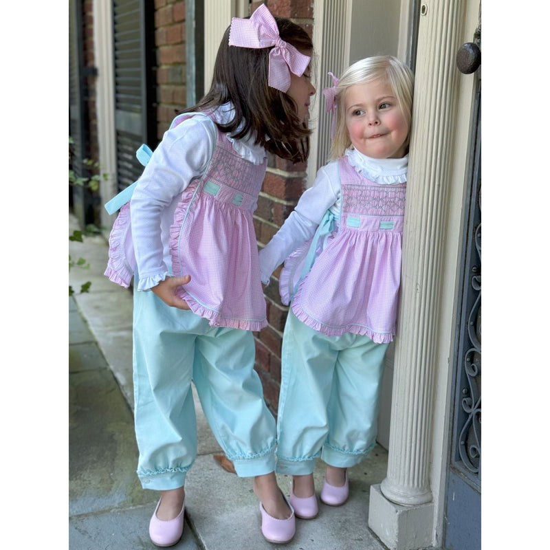 MJT X AKC Gingham Girl Apron Top