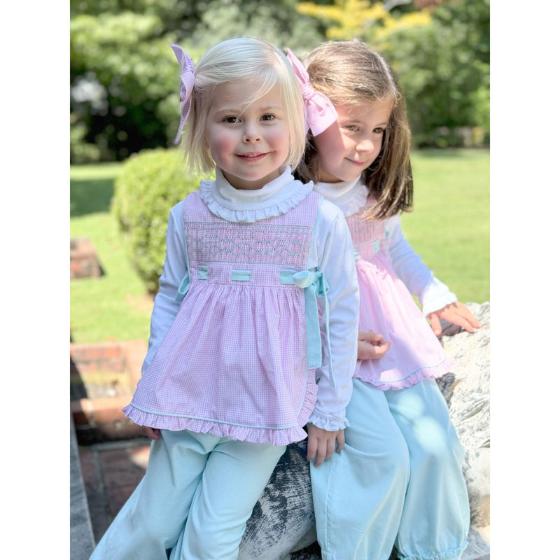 MJT X AKC Gingham Girl Apron Top