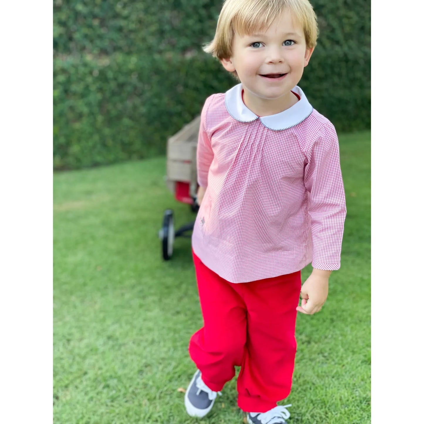 Ford Bubble Pant- Red Corduroy