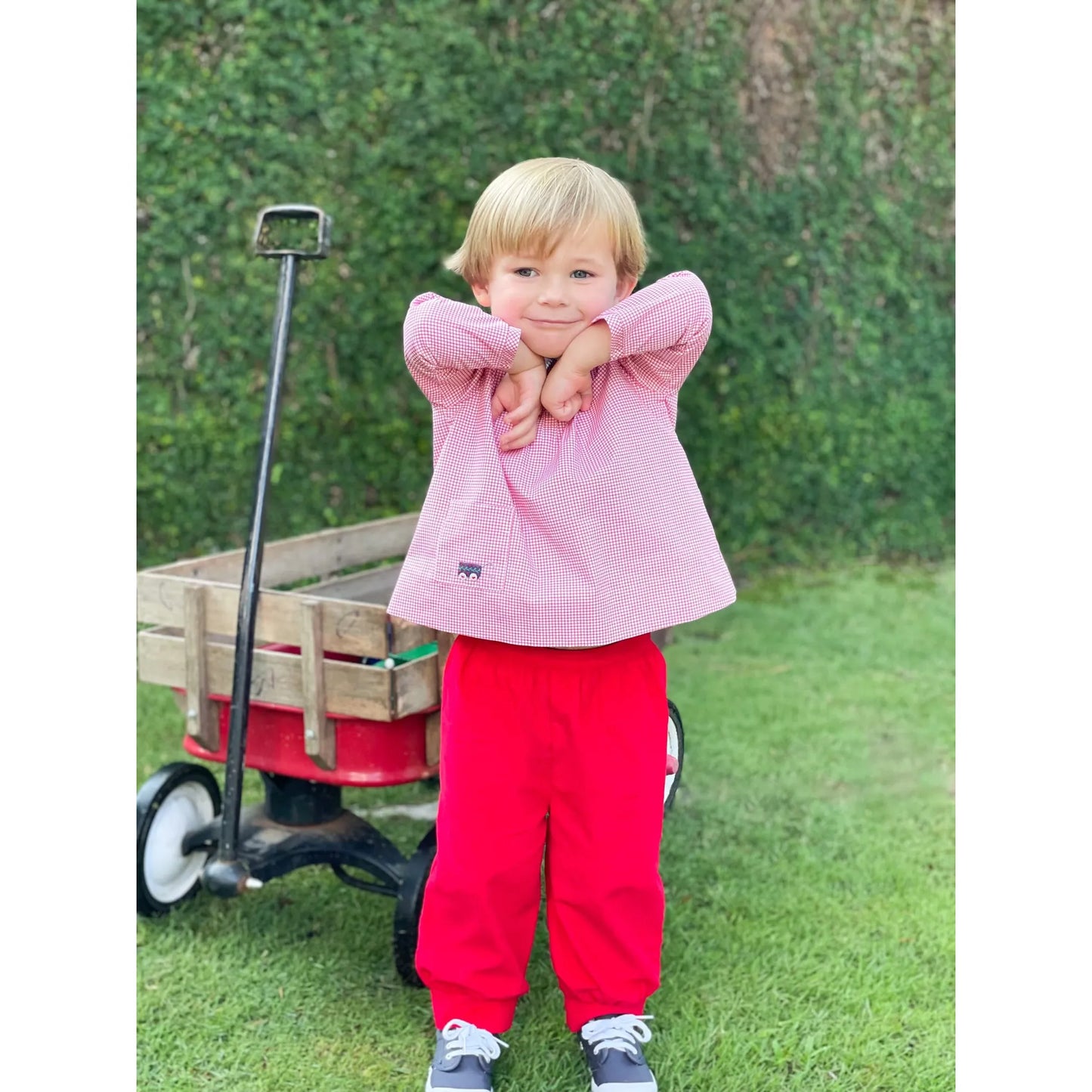 Ford Bubble Pant- Red Corduroy