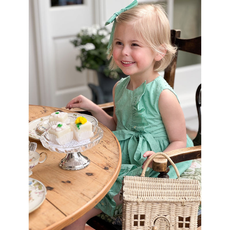 Embroidered Plumetti Dress Pre-Order