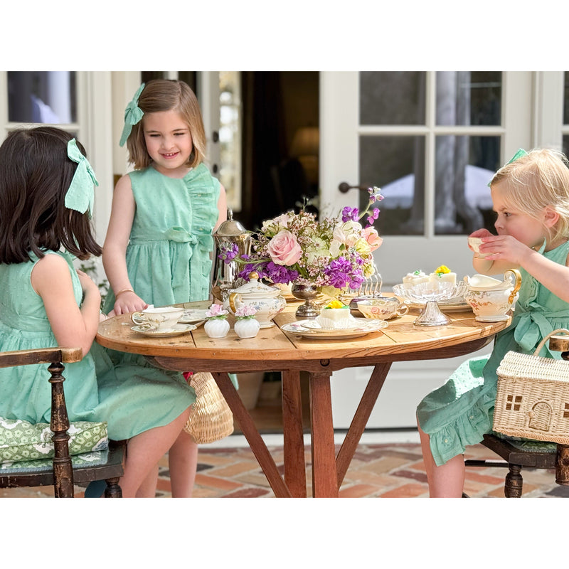 Embroidered Plumetti Dress Pre-Order