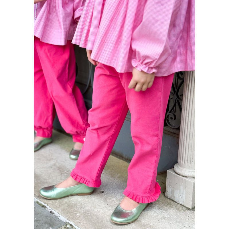 Heart Pocket Pant- Hot Pink