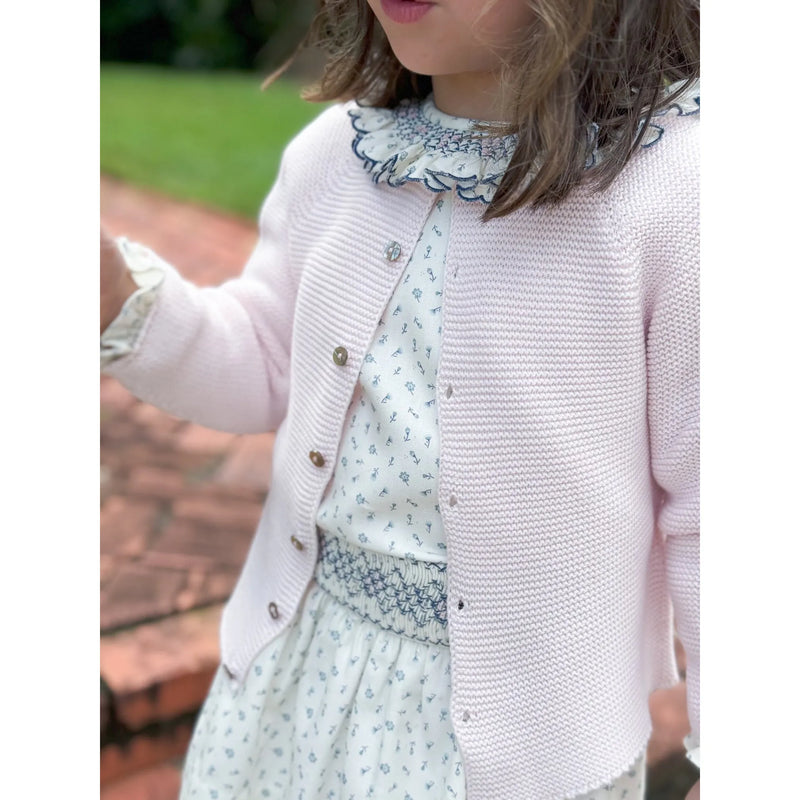 Smocked Skirt- French Blue