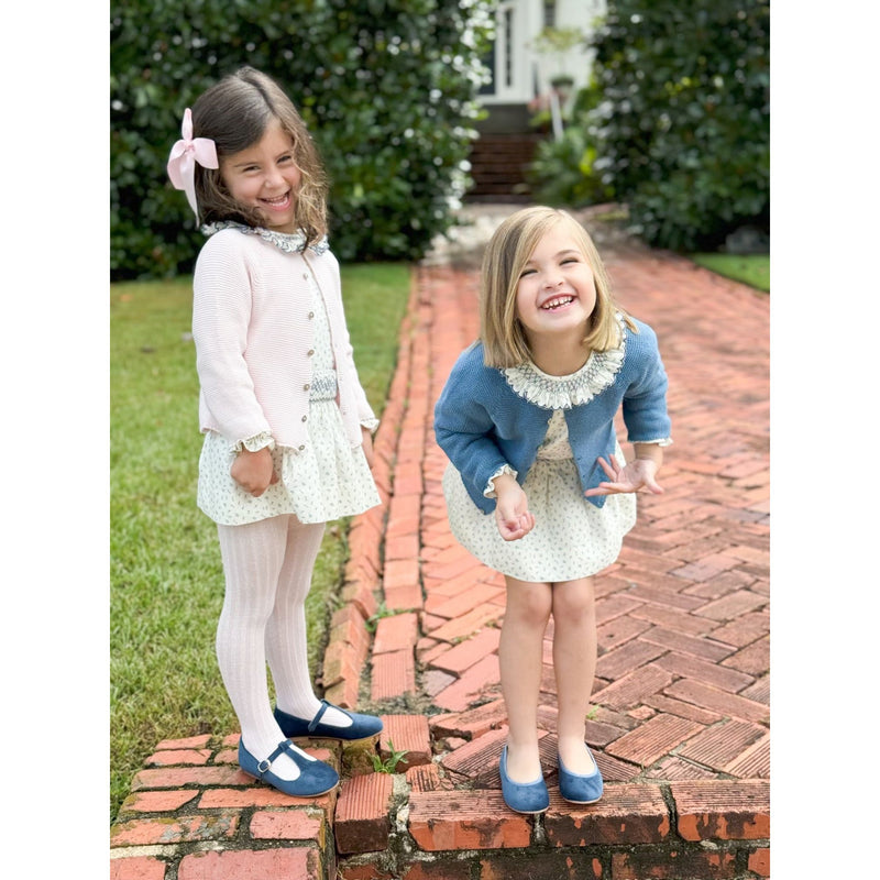 Smocked Skirt- French Blue