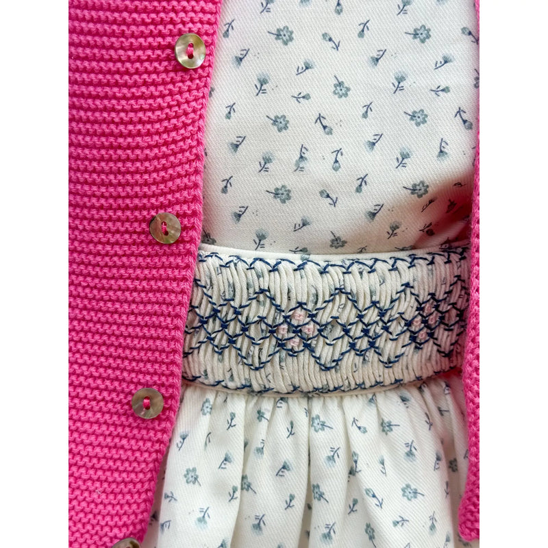 Smocked Skirt- French Blue