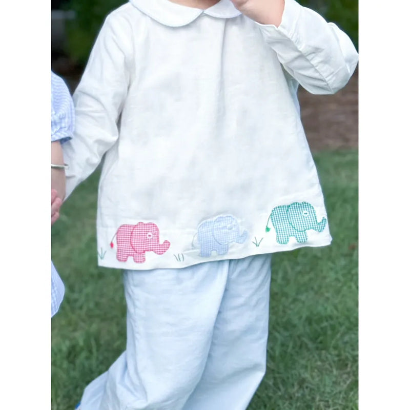 Appliqued Elephants