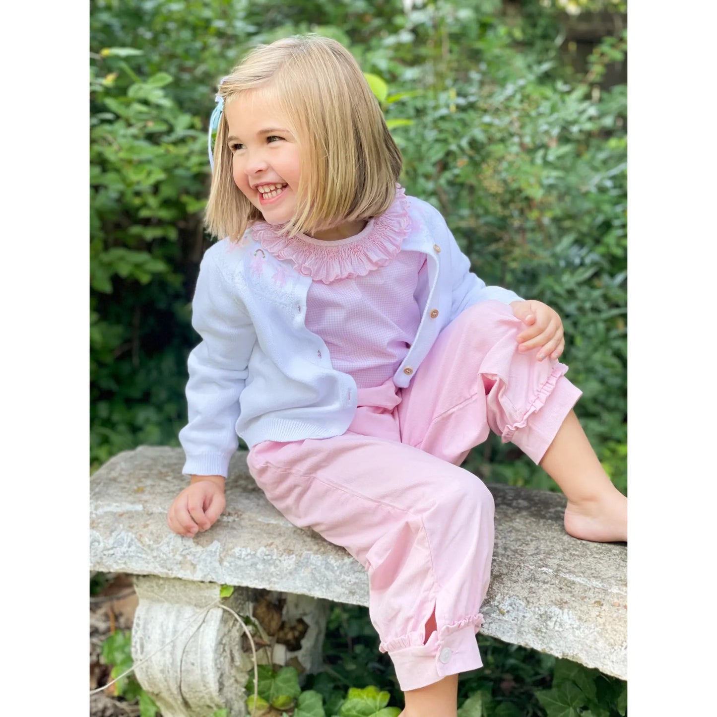 Alice Bloomer Pant- Pastel Pink Corduroy