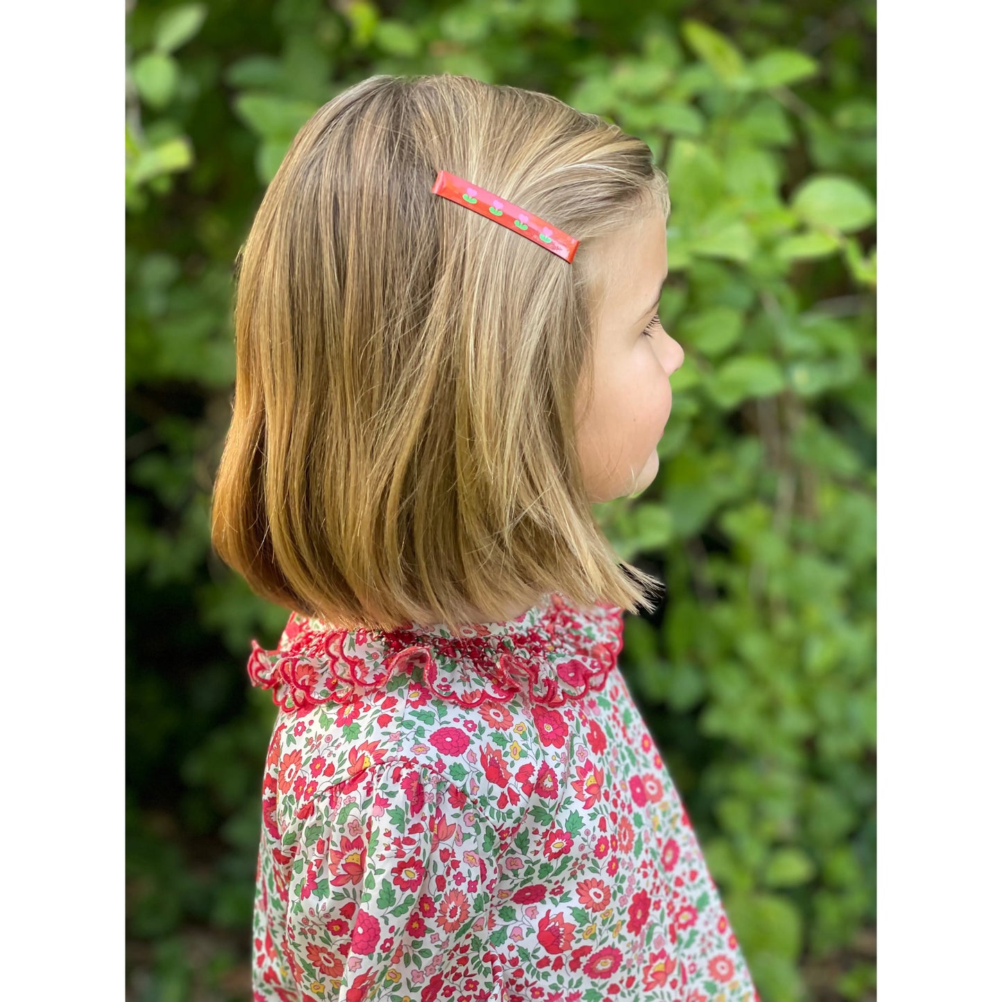Vintage Red Barrette