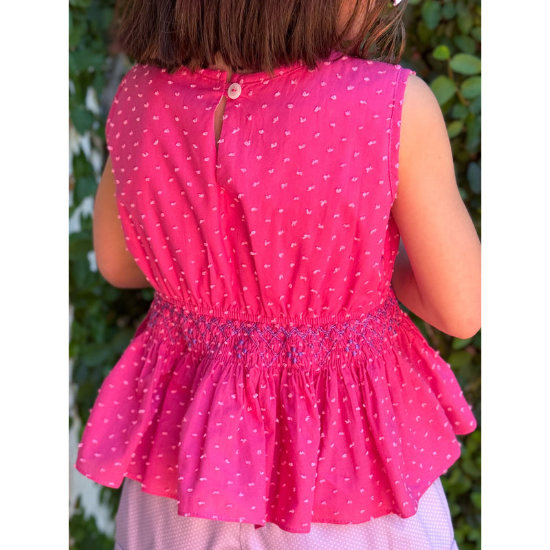Peplum Plumetti Blouse