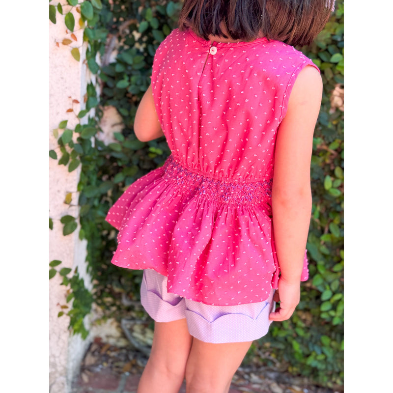 Peplum Plumetti Blouse
