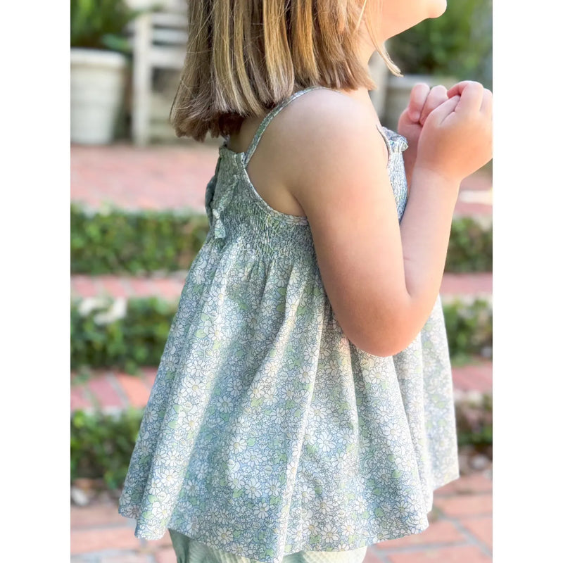 Smocked Swing Top- Liberty