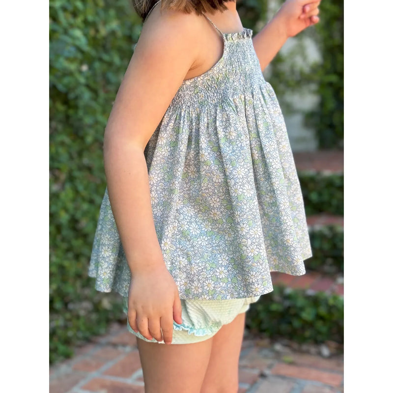 Smocked Swing Top- Liberty