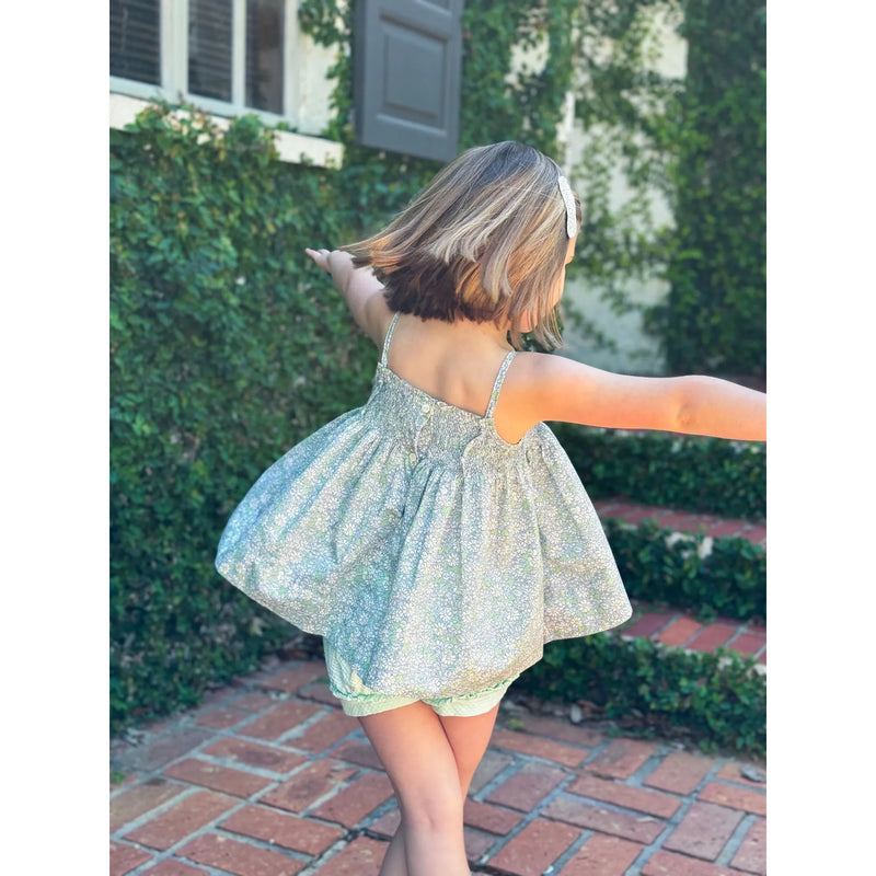 Smocked Swing Top- Liberty
