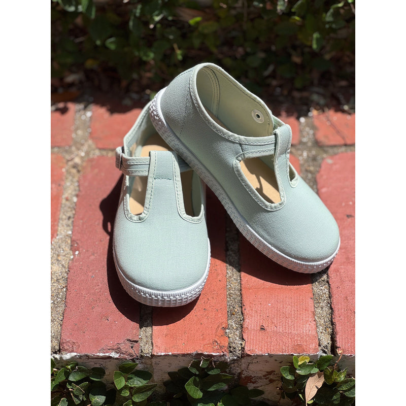 Canvas T-Strap- Mint