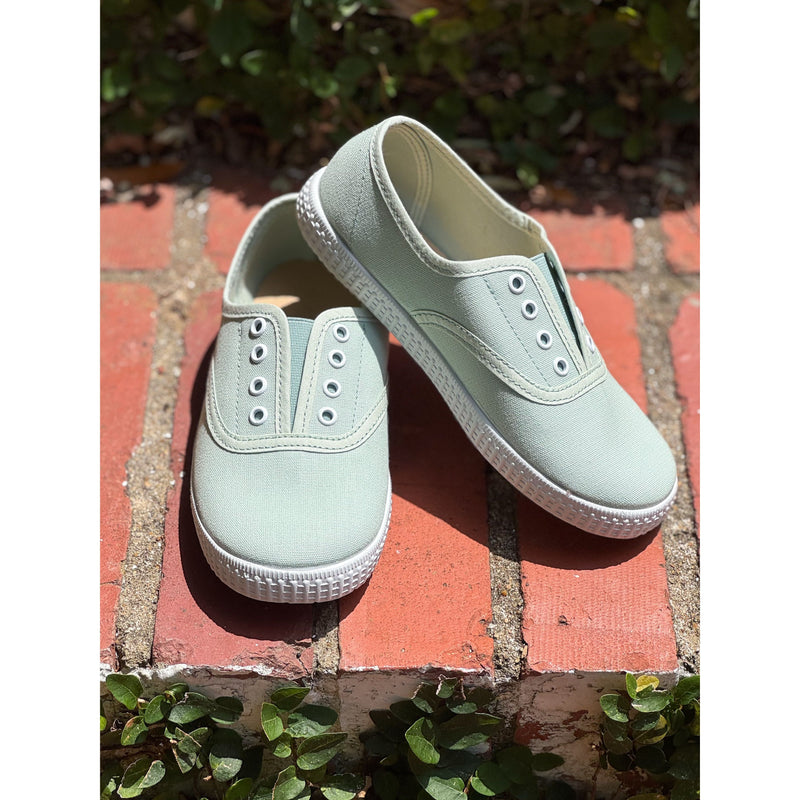 Canvas Slip On- Mint