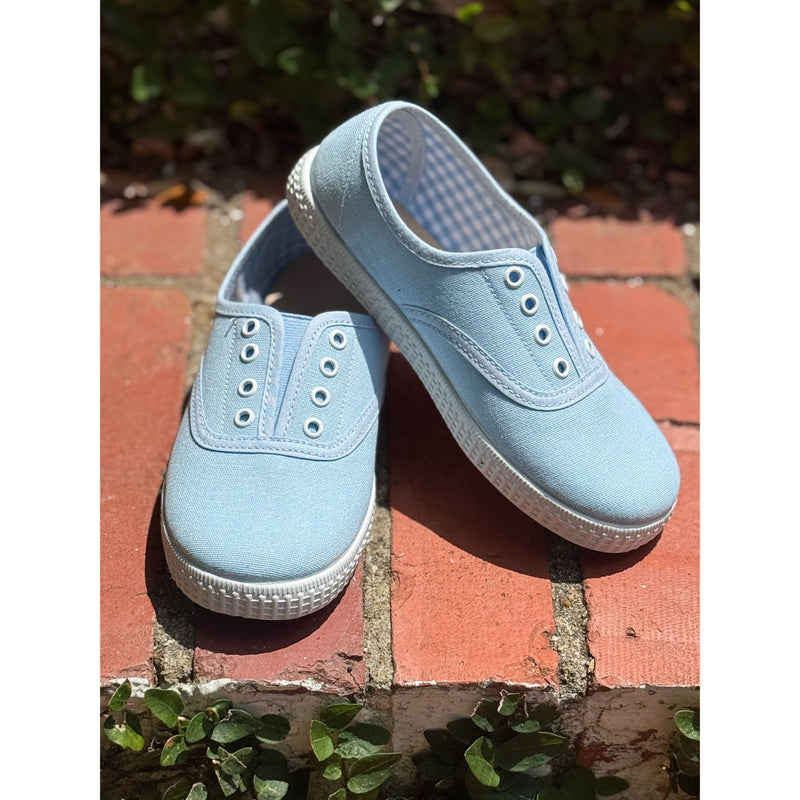 Canvas Slip On- Blue