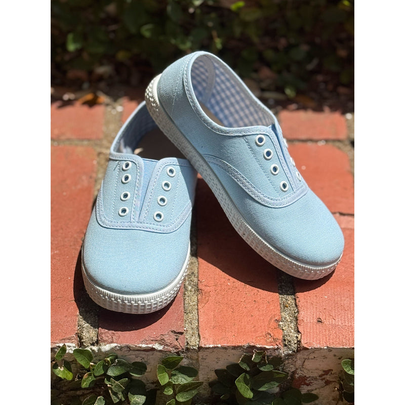 Canvas Slip On- Blue