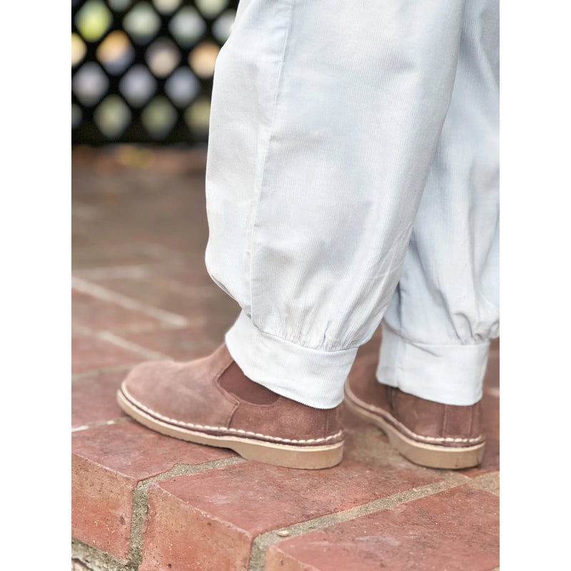 Chocolate Suede Chelsea Boot