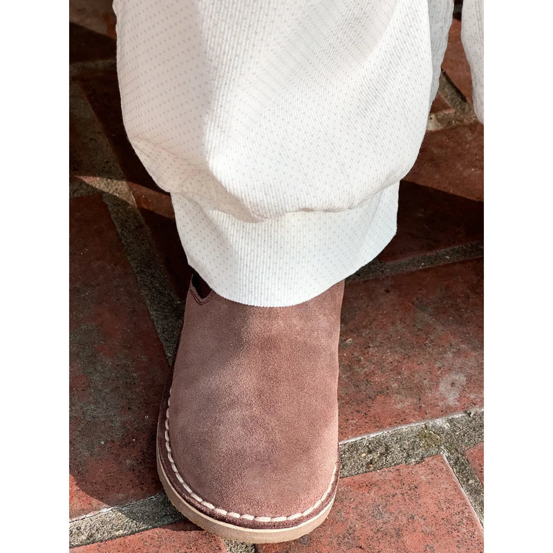 Chocolate Suede Chelsea Boot