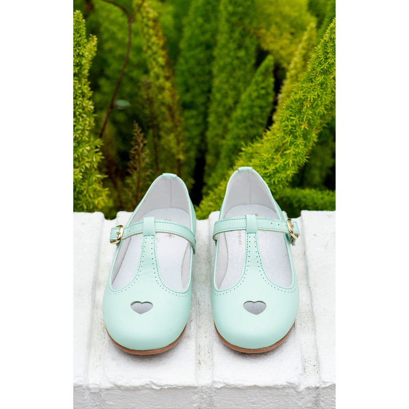 T-Strap Hearts- Mint