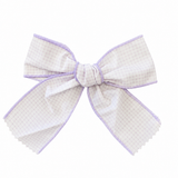 Bow in Pink Windowpane