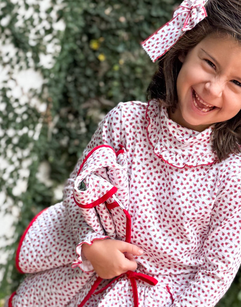 AK Red Flower Turtleneck (pre-order)