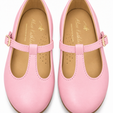 T-Strap in Poppy Pink