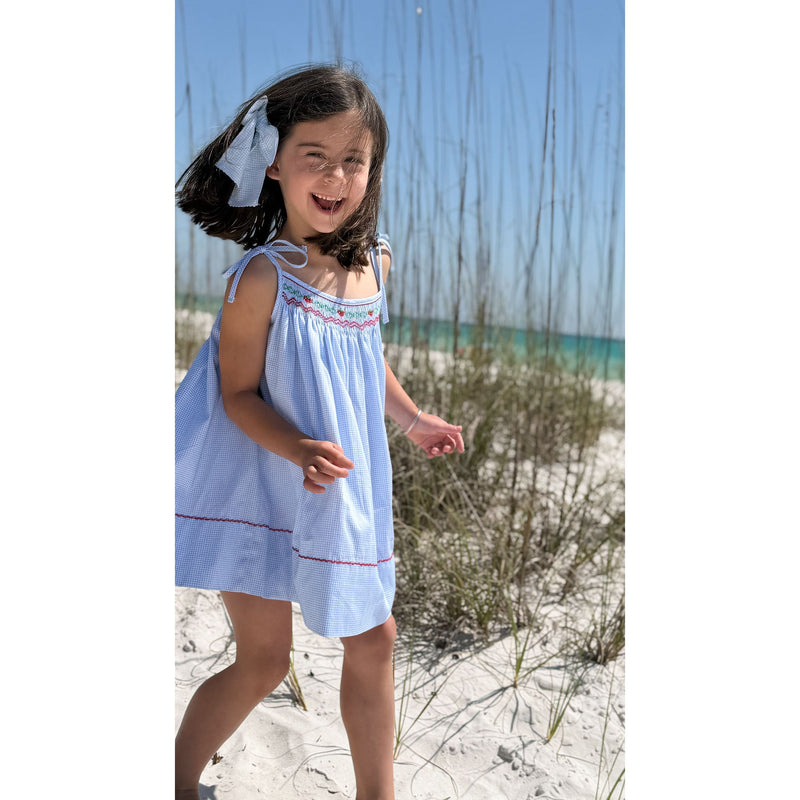 AK Archival Smocked Strawberry Dress