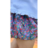 Lila Bubble Short- Blue/Pink Liberty of London