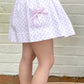 Macy Skirt- Pink Dot