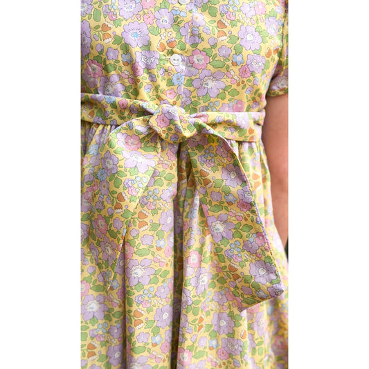 Smocked Waist Dress- Liberty of London