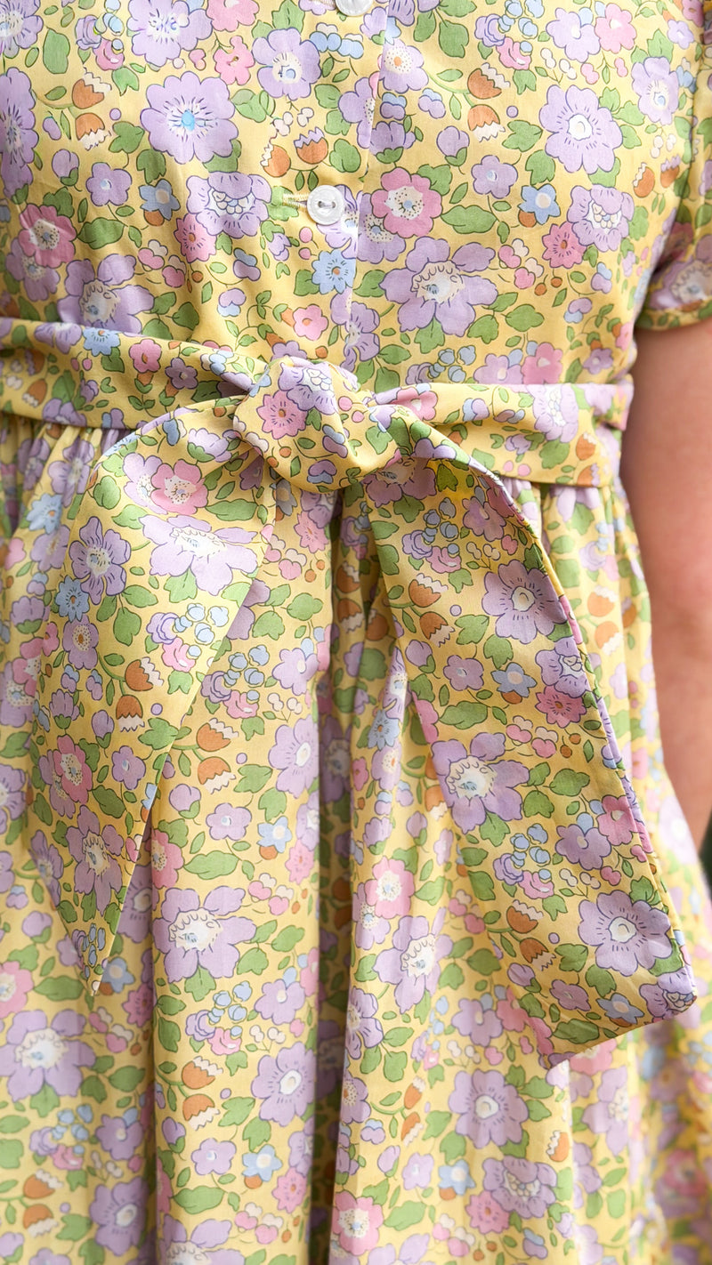 Smocked Waist Dress- Liberty of London