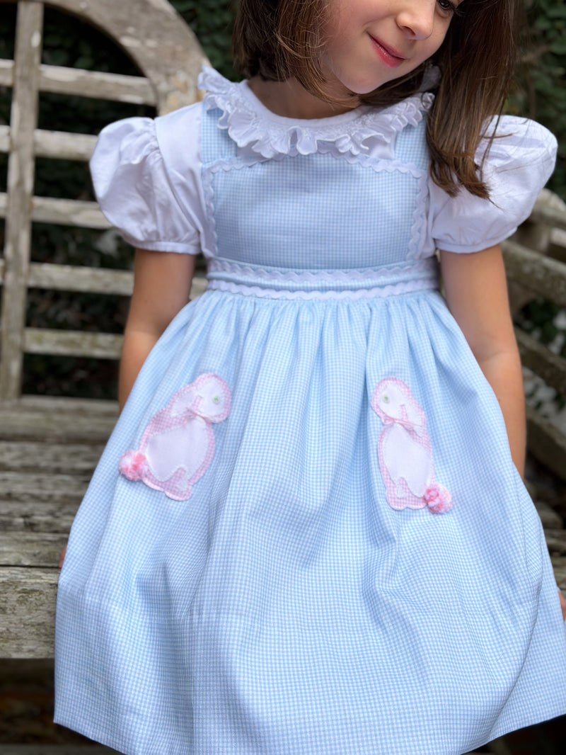 Bunny Pinafore Dress Pre- Order