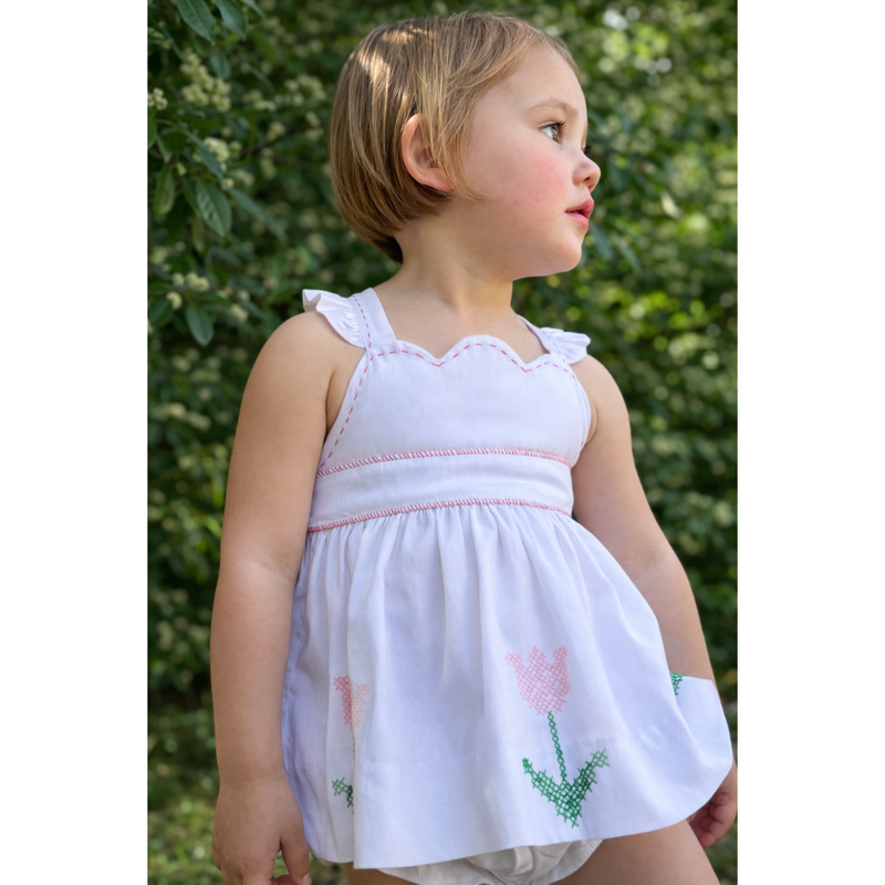 AK Archival Tulip Pinafore Set