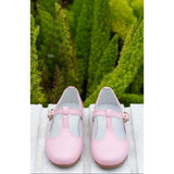 T-Strap in Poppy Pink