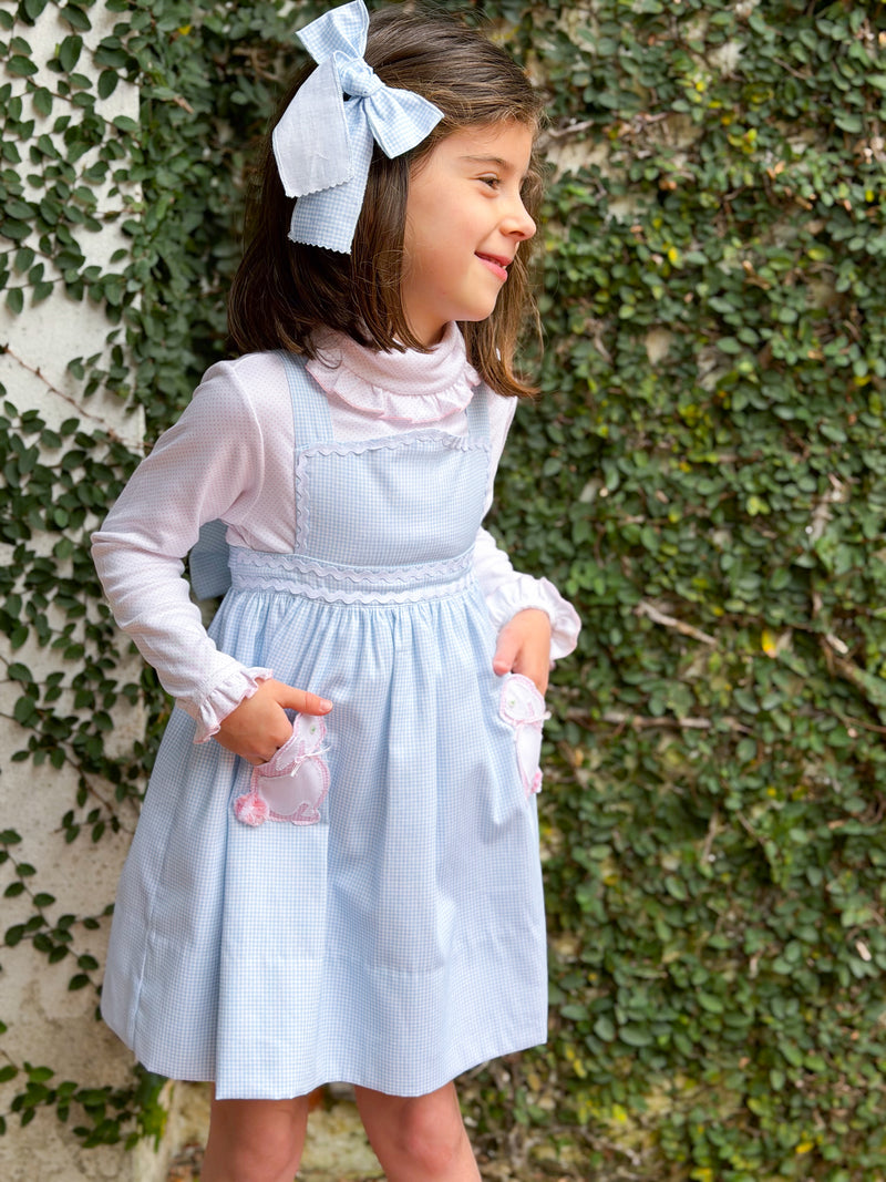 Bunny Pinafore Dress Pre- Order